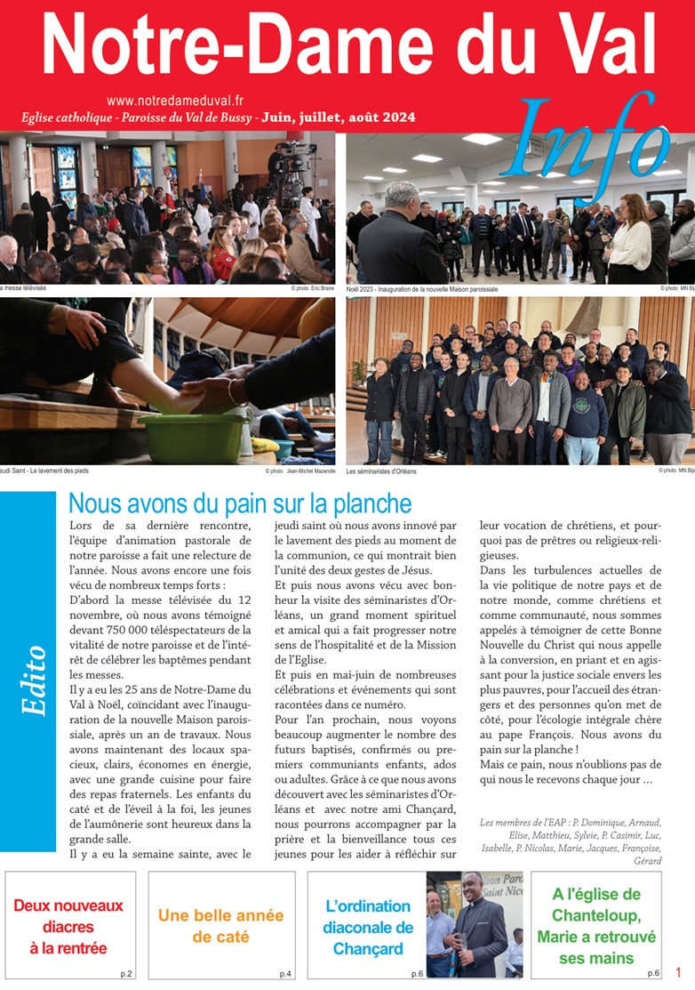NDV info juin 2024 couverture