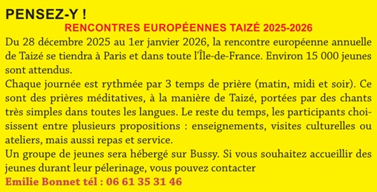 Taize 2025