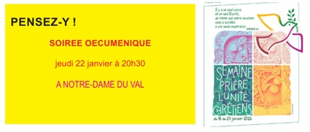 Soiree oecumenique