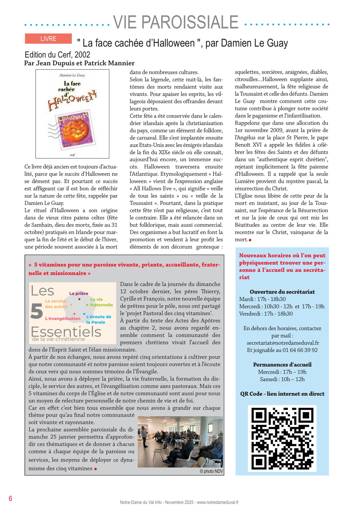 NDV info novembre 2025 p6